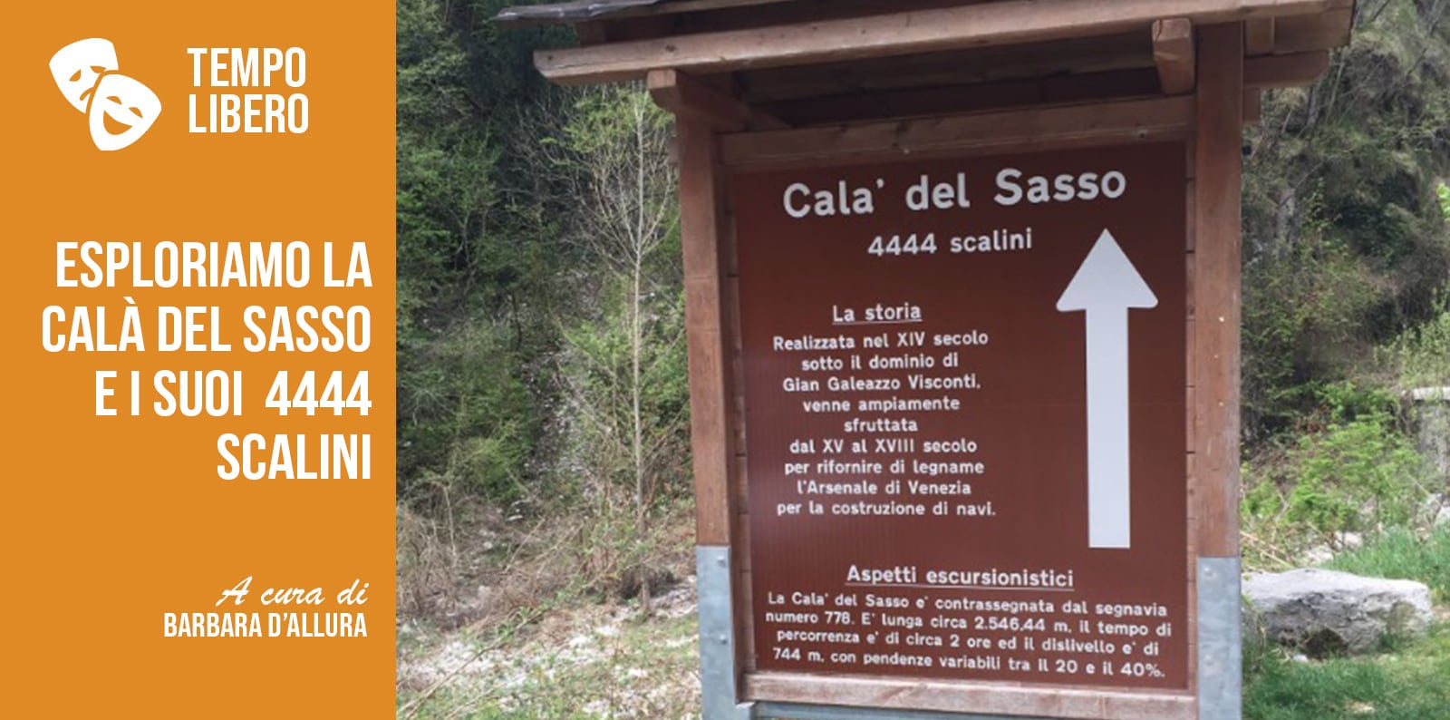 ESPLORIAMO LA CALÀ DEL SASSO E I SUOI 4444 SCALINI
