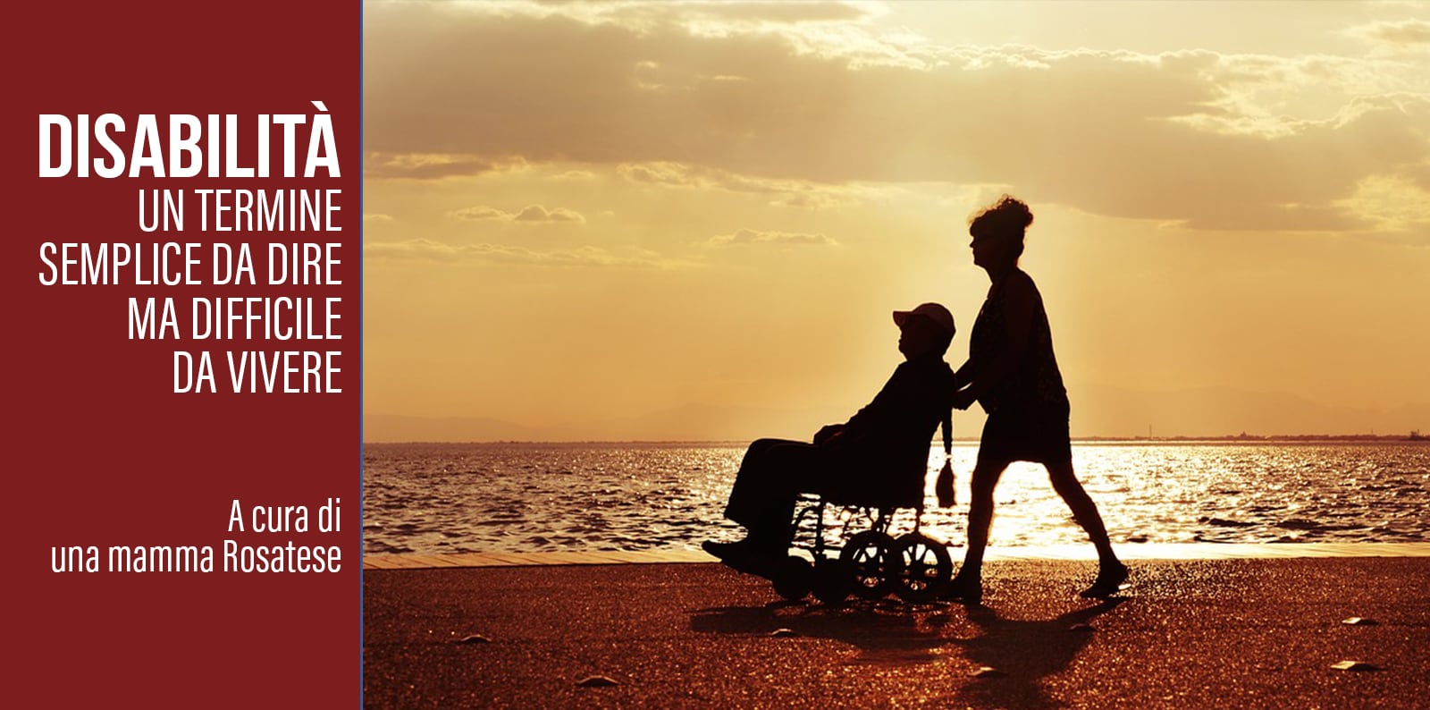 DISABILITÀ, UN TERMINE SEMPLICE DA DIRE MA DIFFICILE DA VIVERE.
